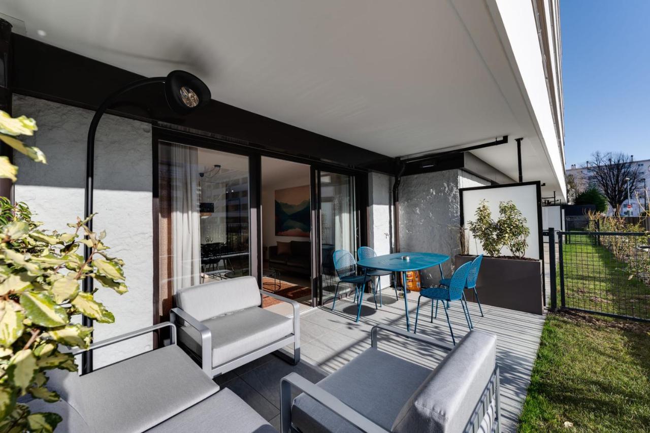 Le Reposoir - New 2 Bedroom Apartment With Terrace & Garage Annecy Exterior foto